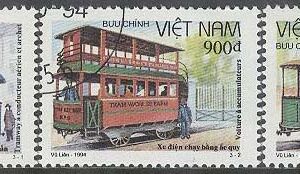 Vietnam – M 2646-2648 Järnväg – Spårvagnar från bla England, 3 kpl