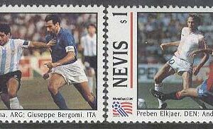 Nevis – M  769-770, 773, 776 VM i Fotboll i USA 1994 Spelare, 4 olika **