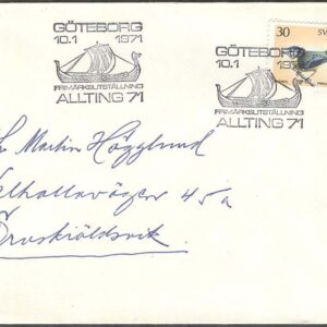 Göteborg 10/1-71 Frimärksutställningen Allting 71