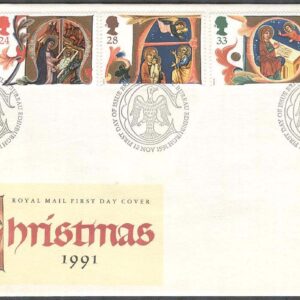 England – FDC 1991-11-12 – Jul 1991 – Bokmåleri, 5 kpl
