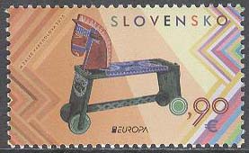 Slovakien – M  763 Europa 2015 Historiska leksaker, 1 kpl **