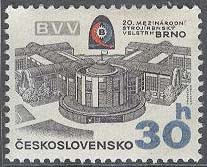Tjeckoslovakien – M 2465 Internationell Maskinmässa 1978 – Byggnad, 1 kpl **