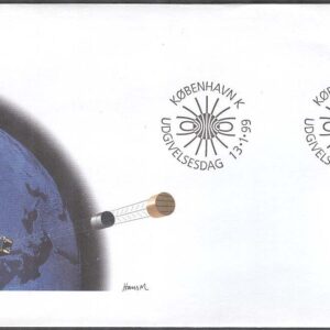 Danmark – FDC 1999-01-13 – Ørstedsatelliten, 1 kpl Vinjett 1