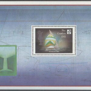 Gambia – M BL  34 Båtar – Segelregatta America’s Cup, Block **