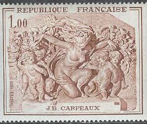 Frankrike – M 1721 Konst – Skulptur av J-B Carpeaux, 1 kpl *