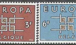 Belgien – M 1320-1321 Europa CEPT 1963, 2 kpl *