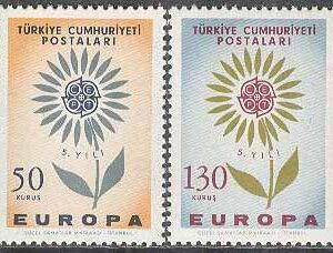 Turkiet – M 1917-1918 Europa CEPT 1964, 2 kpl **