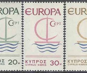 Cypern – M  270-272 Europa CEPT 1966, 3 kpl *