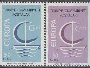 Turkiet – M 2018-2019 Europa CEPT 1966, 2 kpl **