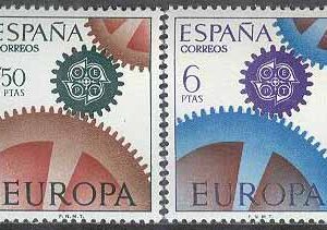 Spanien – M 1682-1683 Europa CEPT 1967, 2 kpl **