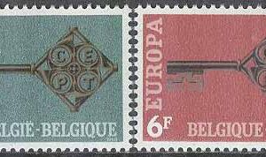 Belgien – M 1511-1512 Europa CEPT 1968, 2 kpl **
