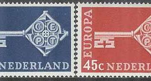 Nederländerna – M  899-900 Europa CEPT 1968, 2 kpl **