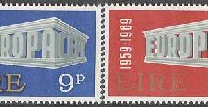 Irland – M  230-231 Europa CEPT 1969 10 år, 2 kpl **