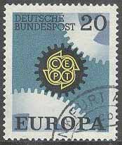 Tyskland – M  533 Europa CEPT 1967, märke