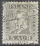 Island – F  213 M Jochumsson, diktare, 5 aur stpl