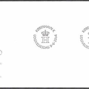 Danmark – FDC 2004-06-09 – Prins Henrik 70 år, 1 kpl Vinjett 1