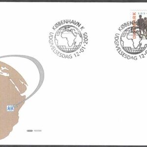 Danmark – FDC 2005-01-12 – SOS – Barnbyar, 1 kpl Vinjett 1