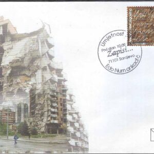 Bosnien-Hercegovina – FDC 2001-09-10 – Edin Numankadi∂ – Konstnär, 1 kpl