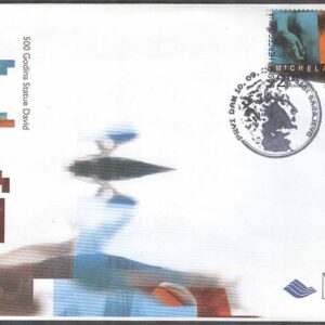 Bosnien-Hercegovina – FDC 2001-09-10 – Michelangelo – Konstnär, 1 kpl