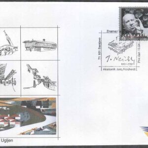 Bosnien-Hercegovina – FDC 2002-04-15 –  Juraj Najdhart 100 år – Arkitekt, 1 kpl