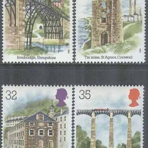 England – M 1206-1209 Monument av den industriella revolutionen, 4 kpl **
