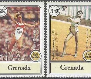 Grenada – M 2780-2781 Internationella Olympiska Kommittén 100 år, 2 kpl **