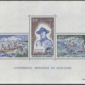 Dahomey – M BL  21 Scoutingkonferansen i Nairobi 1973, Block **