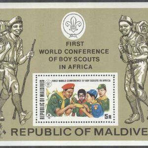 Maldiverna – M BL  18 A Scoutingkonferansen i Nairobi 1973, Block **