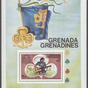 Grenada Grenadines – M BL  19 Kvinnliga scouter 50 år, Block **