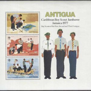 Antigua & Barbuda – M BL  29 Karibisk Scoutingträff på Jamaika 1977, Block **
