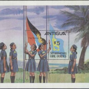 Antigua & Barbuda – M BL  56 Scouting för kvinnor 50 år, Block **