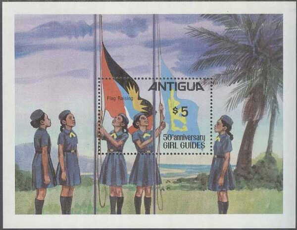 Antigua & Barbuda - M BL  56 Scouting för kvinnor 50 år, Block **