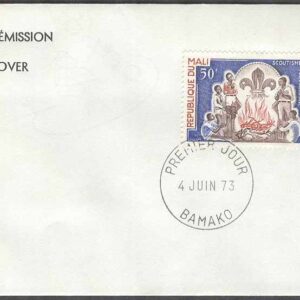 Mali – FDC 1973-06-04 – Scouting i Afrika, 5 kpl