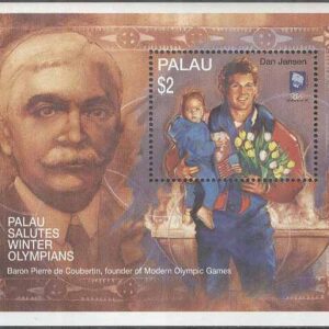 Palau – M BL  31 Internationella Olympiska Kommittén 100 år, Block **