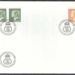 Sverige – FDC 1978-01-25 – Carl XVI Gustaf, typ I, 2 kpl