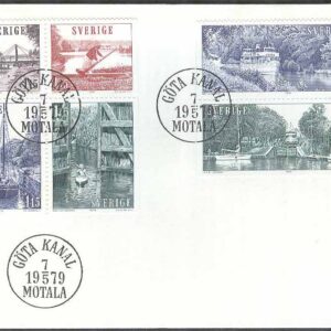Sverige – FDC 1979-05-07 – Göta kanal, delat 6-Block kpl