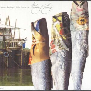 Hongkong – Postkort för AIR MAIL – Fiske – Båtar