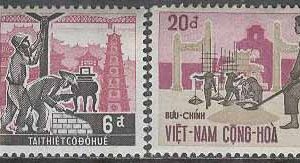Sydvietnam – M  452-453 Uppbyggnad av staden Huế, 2 kpl **/*
