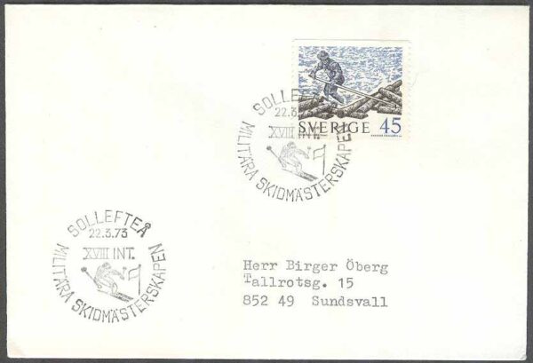 Sollefteå 22/3-73 XVIII Int. Militärs Skidmästerskapen