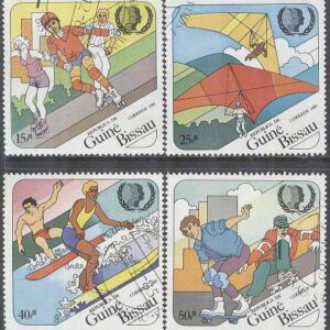 Guinea-Bissau – M  891-894 Sport – Ungdomsåret 1985, 4 olika