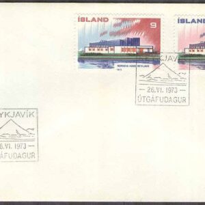 Island – FDC 1973-06-26 – Norden III – Nordens Hus – Reykjavik, 2 kpl