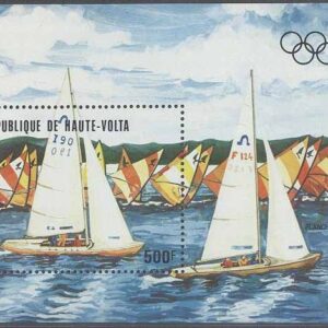 Övre Volta – M BL  69 OS i Los Angeles 1984 Segling – Segelbåtar, Block **