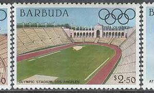 Barbuda – M  739-741 OS i Los Angeles 1984 Olympiastadion, 3 kpl **