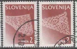 Slovenien – M  153, 155-156, 160 x Spetsar från Idria, 4 olika