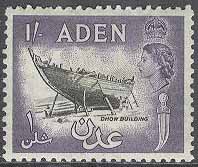 Aden – M   85 Båtbygge – Drottning Elisabeh II, märke **