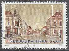 Kroatien – M  341 A Kroatiska städer – Bjelovar, märke