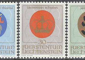 Liechtenstein – M  533-535 Religiösa Vapen II, 3 kpl **