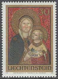 Liechtenstein – M  595 Jul 1973 – Konst – Madonna, 1 kpl **