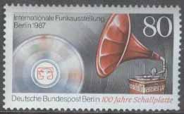 Berlin – M  787 Internationell Radioutställning – Gramofonskivan 100 år, 1 kpl **