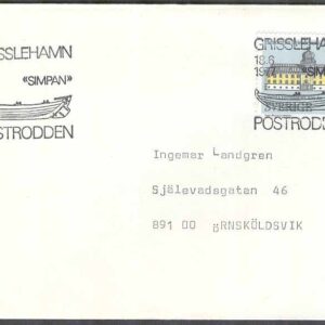 Grisslehamn 18/6-77 Postrodden Simpan